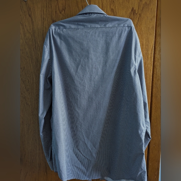 Calvin Klein dress shirt Mens Sz M black with white - Picture 5 of 5